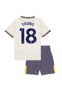 Fotbalové Dres Everton Ashley Young #18 Dětské Třetí Oblečení 2024-25 Krátký Rukáv (+ trenýrky)